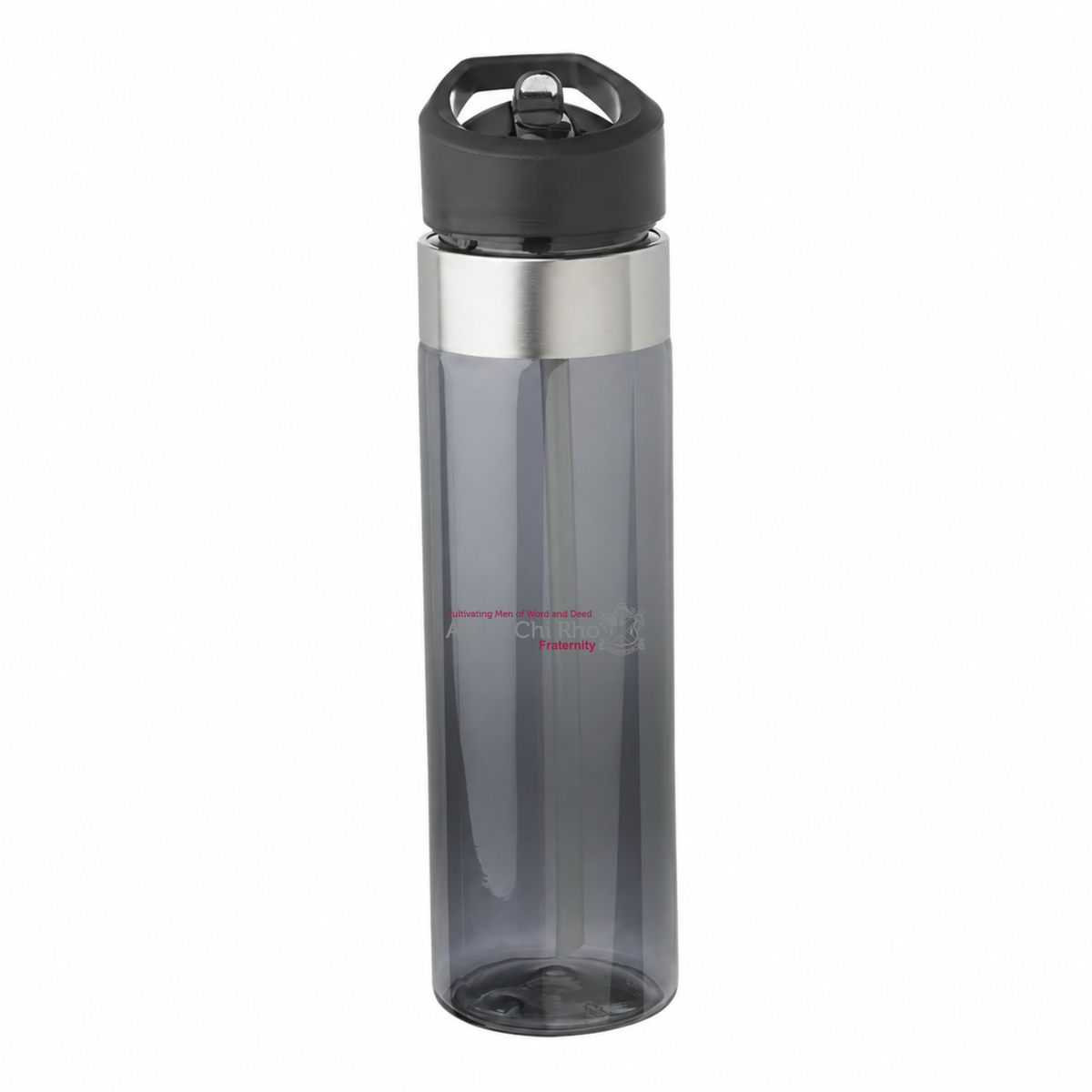 Alpha Chi Rho Fraternity, Inc. 24 oz charcoal water bottle