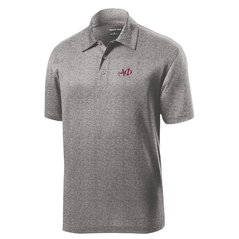Alpha Phi - Heathered Polo
