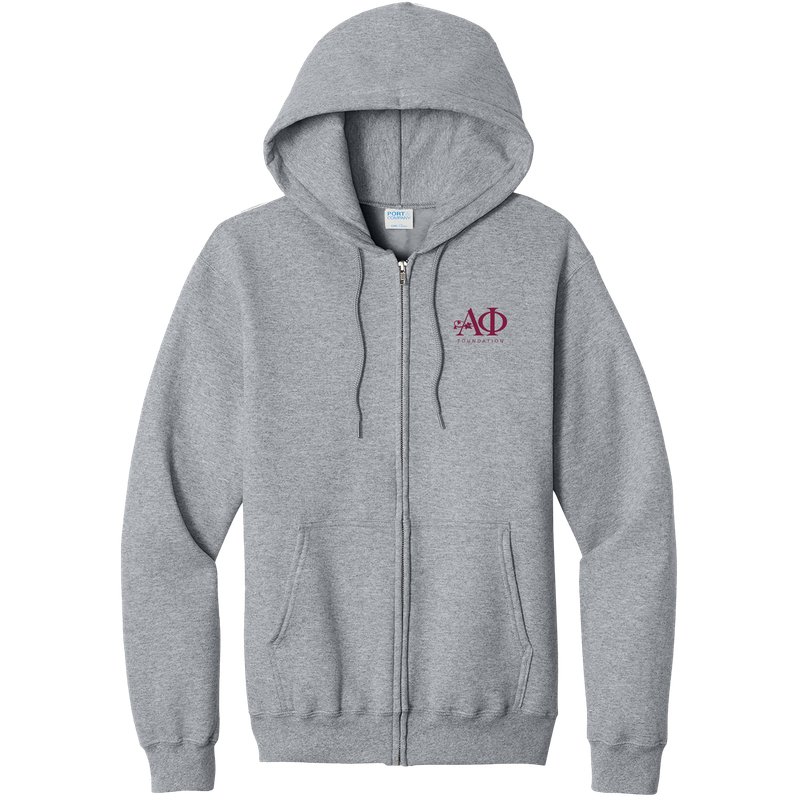 Alpha Phi - Full Zip Hooded Sweatshirt