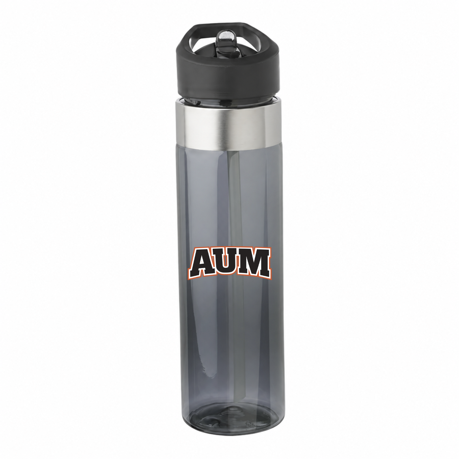 Auburn University Montgomery 24 oz charcoal water bottle