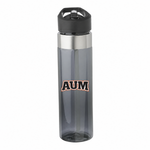 Auburn University Montgomery 24 oz charcoal water bottle