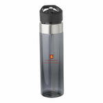 Coe College 24 oz charcoal water bottle