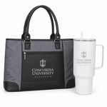Concordia University Wisconsin tote and 40 oz tumbler gift set