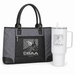 Cornell Black Alumni Association tote and 40 oz tumbler gift set