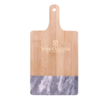 York College of Pennsylvania - Black Marble & Bamboo Cutting Board