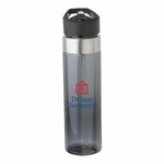 DeSales University 24 oz charcoal water bottle