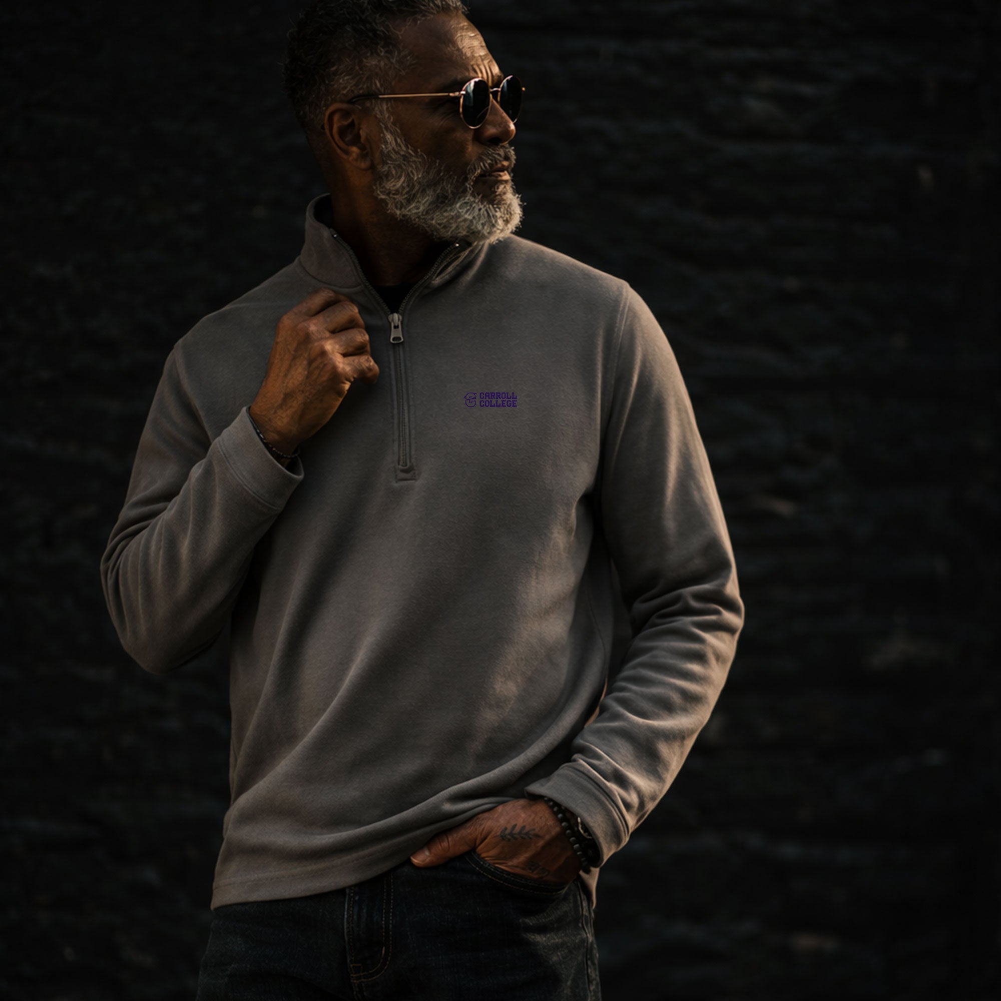 Carroll College  - Quarter Zip Pullover