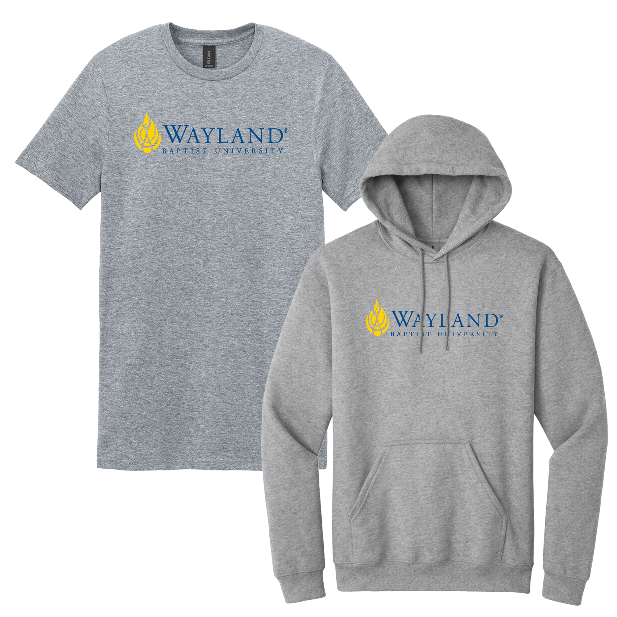 Wayland Baptist University - Bundle Unisex T-Shirt and Hooded Sweatshirt