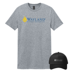 Wayland Baptist University - Bundle Unisex T-Shirt and New Era Snapback Trucker Cap