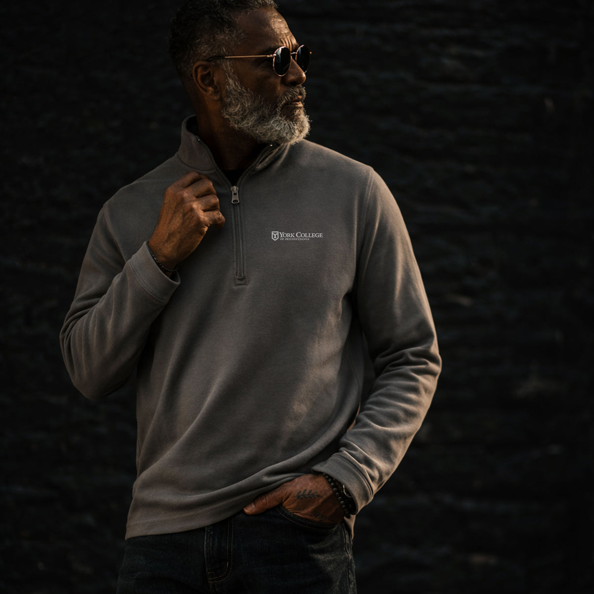 York College of Pennsylvania  - Quarter Zip Pullover