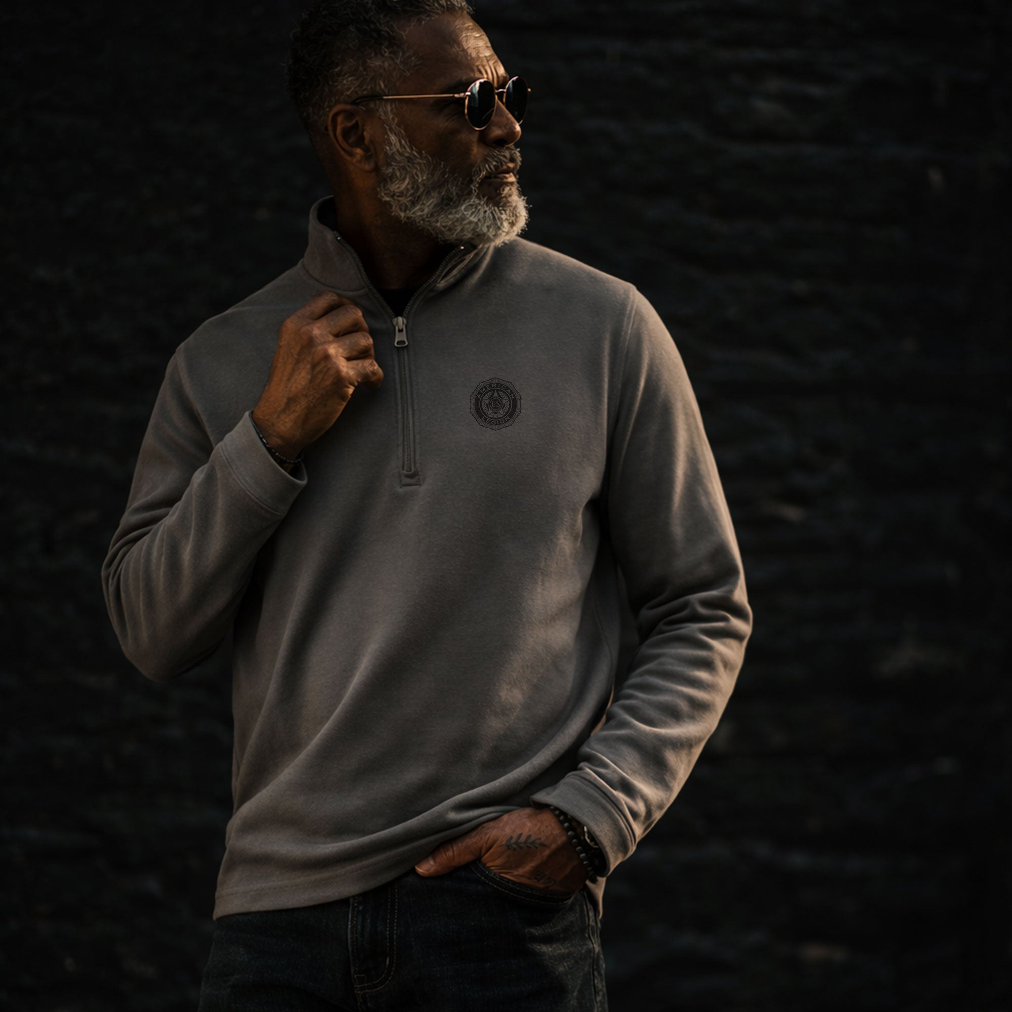 American Legion Department of New Mexico - Quarter Zip Pullover