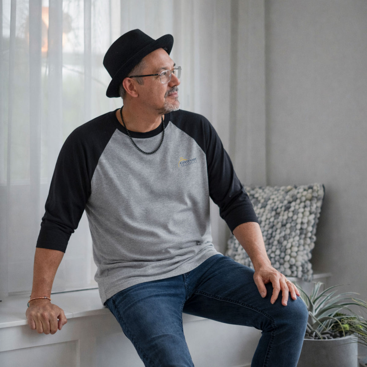 Centenary University - 3/4-Sleeve Raglan Tee