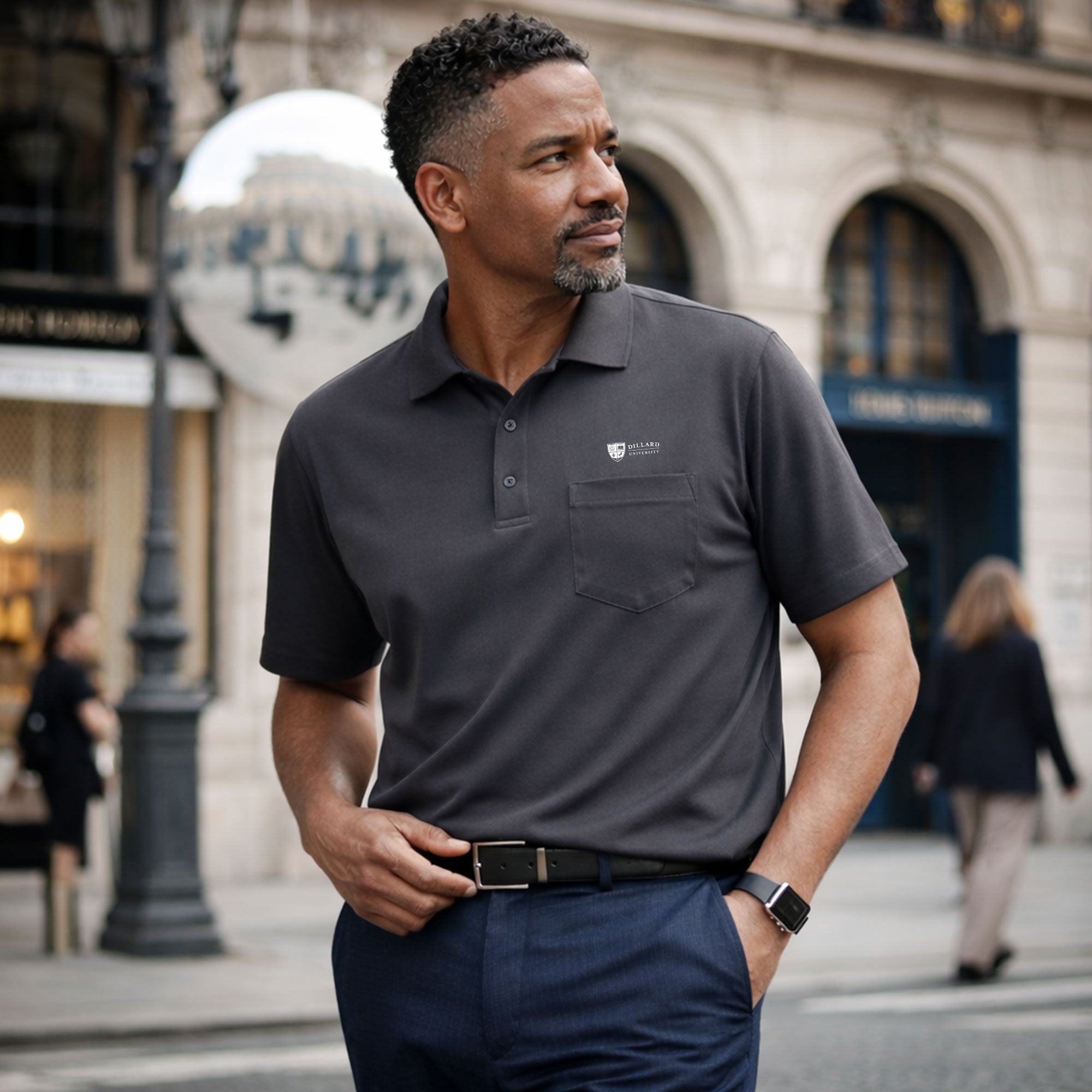 Dillard University  - Dry Zone® Micro-Mesh Pocket Polo