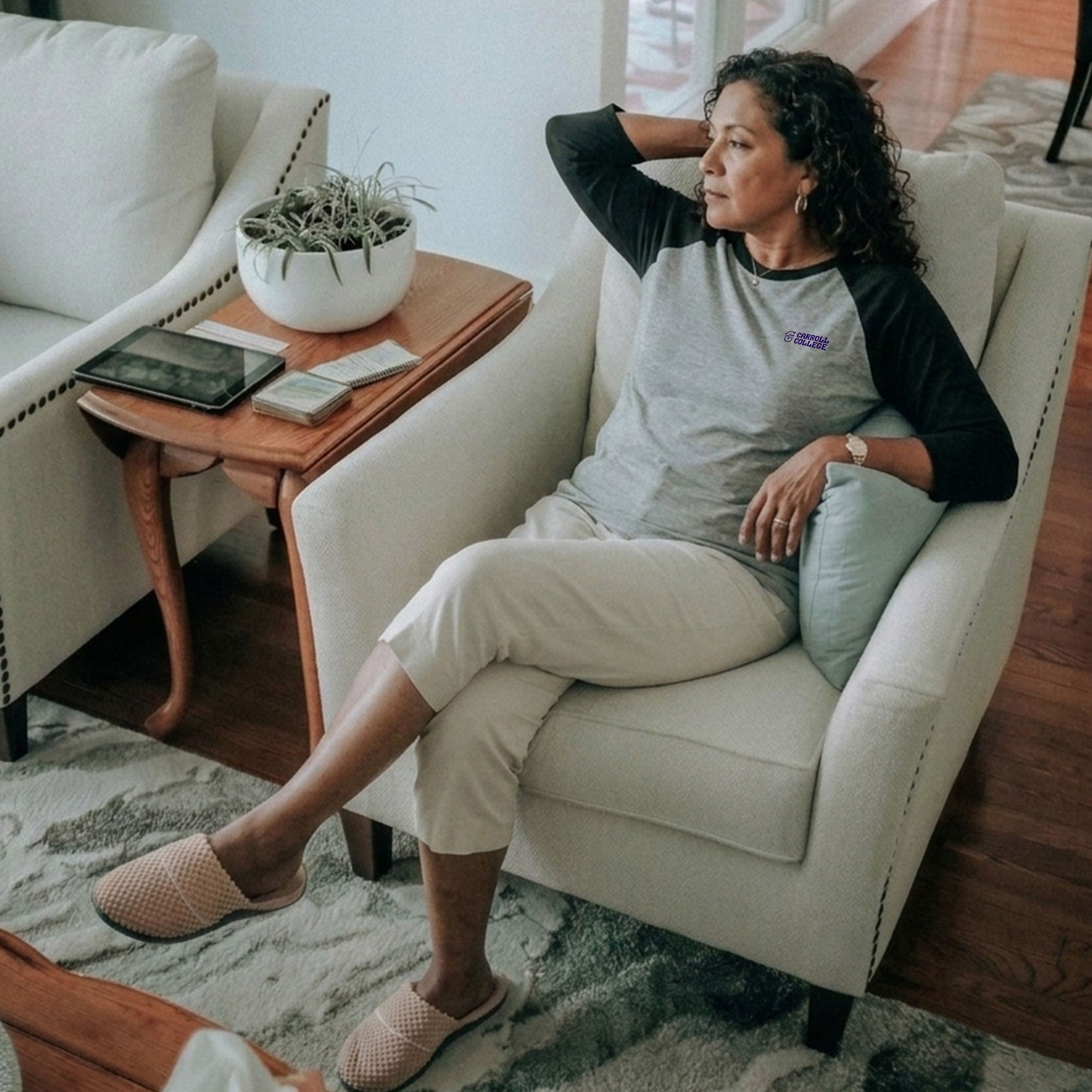 Carroll College  - 3/4-Sleeve Raglan Tee