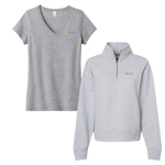 Wayland Baptist University - Bundle Women's tee and Sueded Fleece Quarter-Zip Sweatshirt