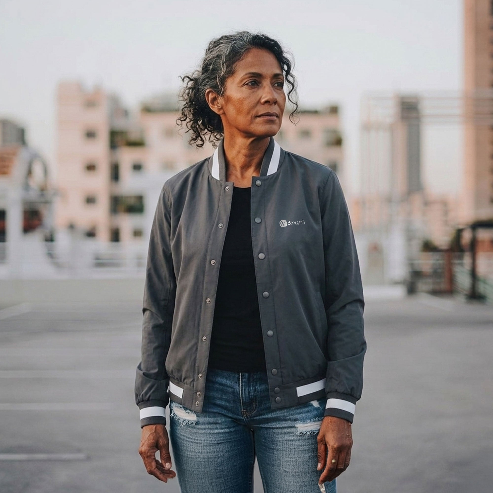 Wesleyan College  - Insulated Varsity Jacket