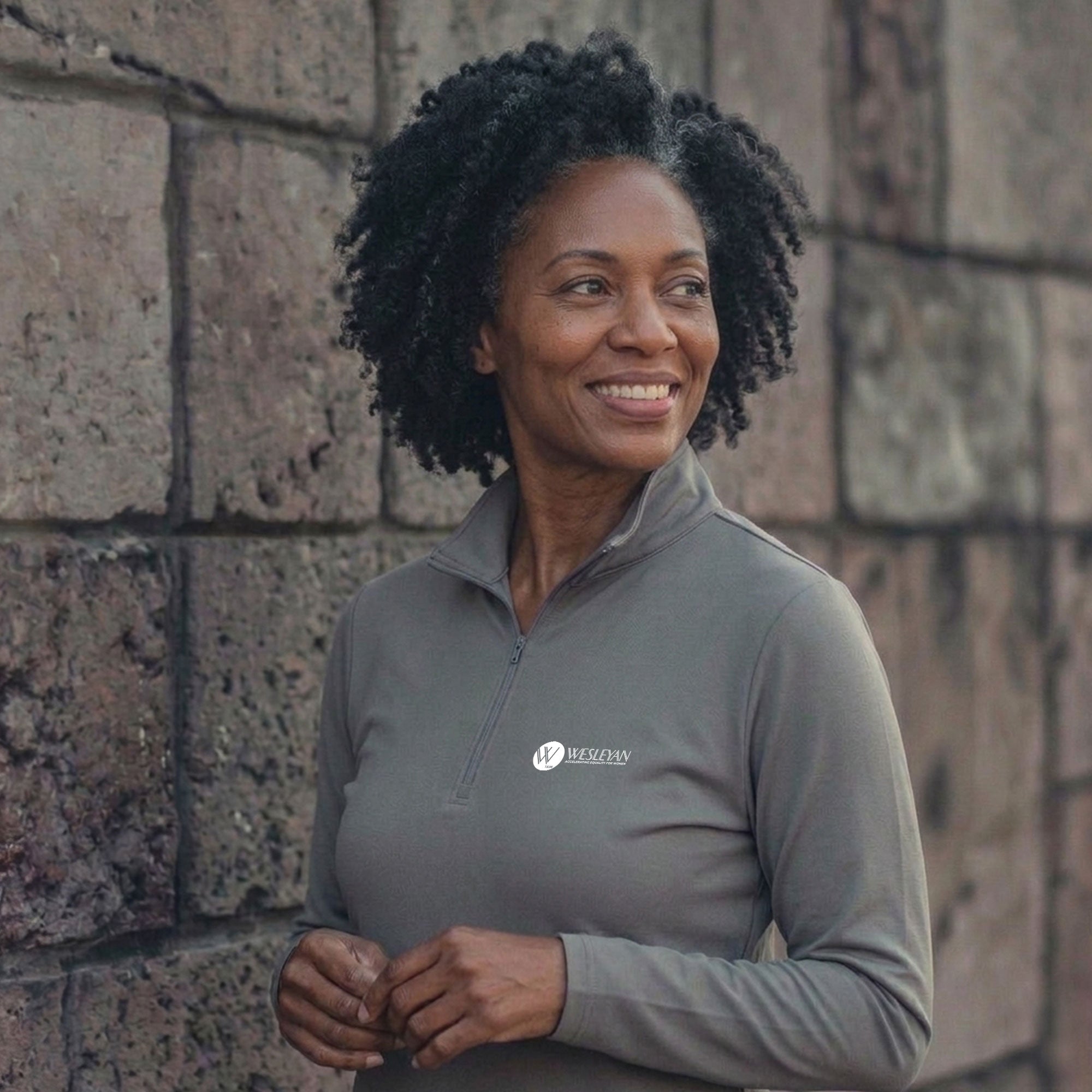 Wesleyan College  - Quarter Zip Pullover