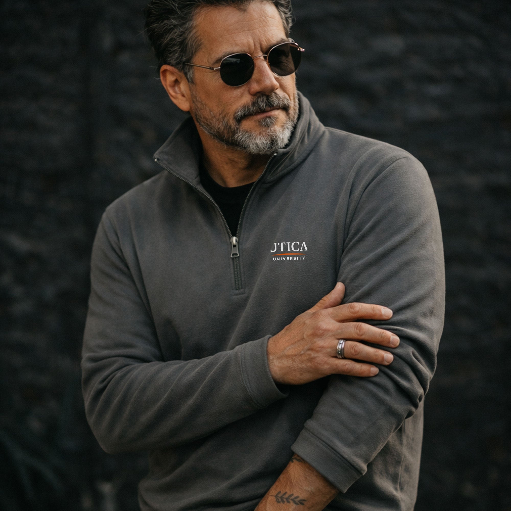 Utica University -Quarter Zip Pullover