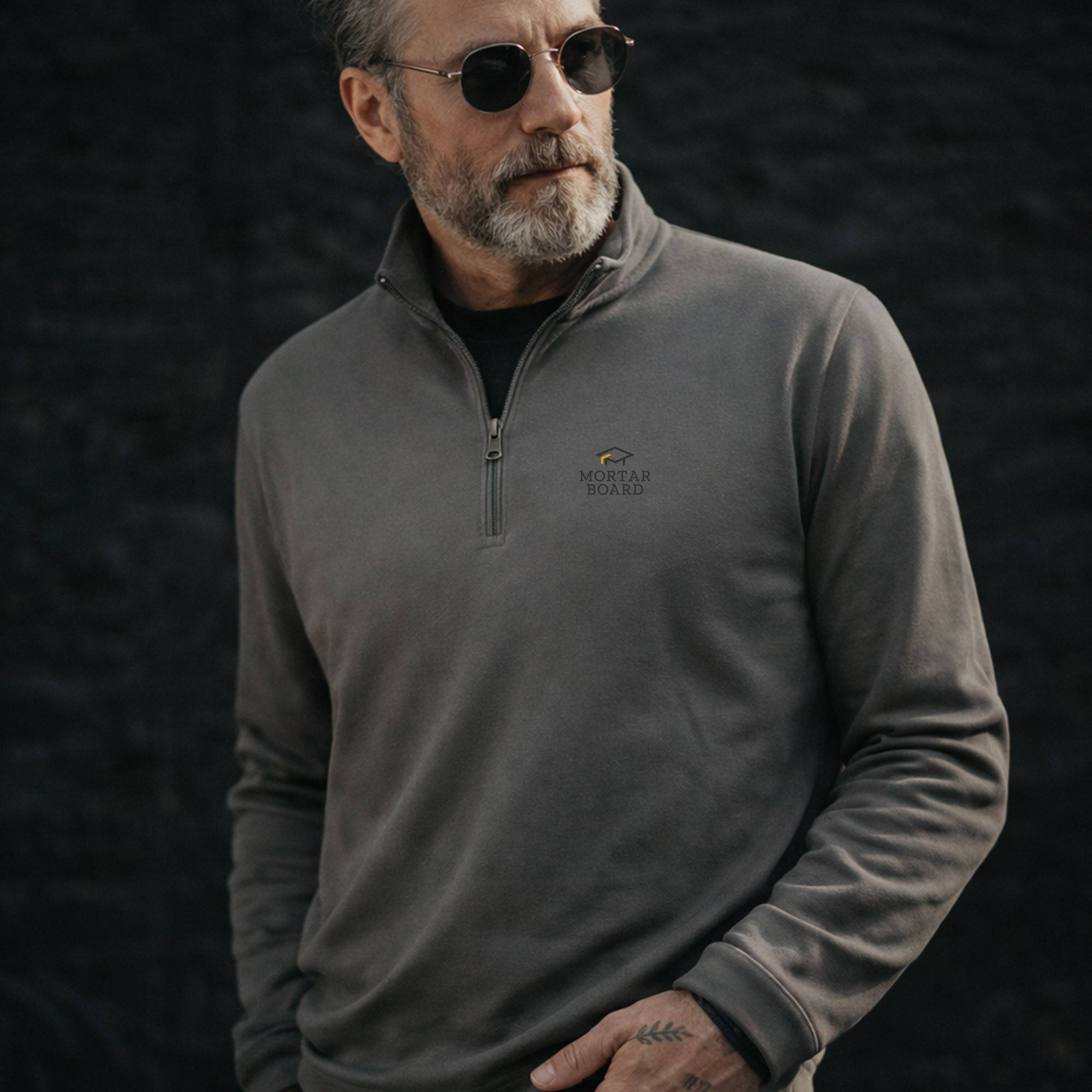 Mortar Board - Quarter Zip Pullover