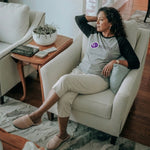 Wesleyan College  - 3/4-Sleeve Raglan Tee