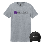 Wesleyan College  - Bundle Unisex T-Shirt and New Era Snapback Trucker Cap