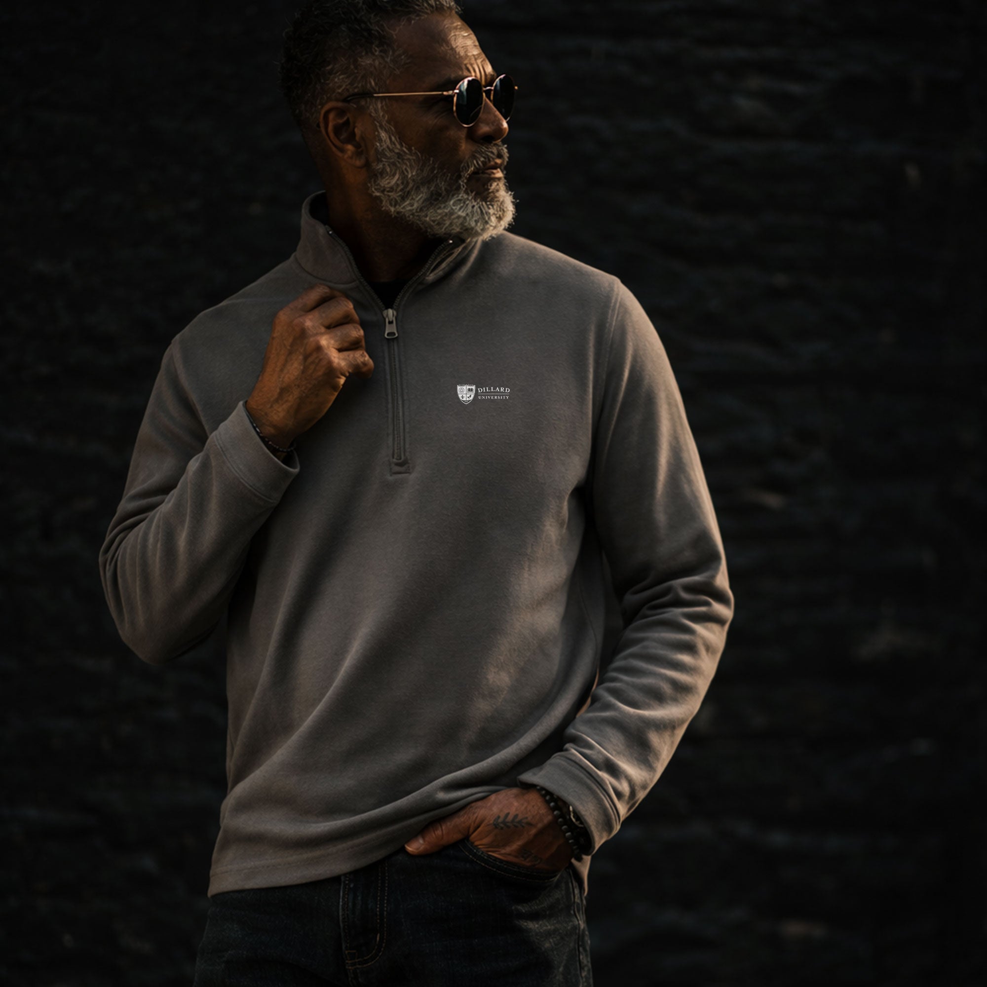 Dillard University  - Quarter Zip Pullover
