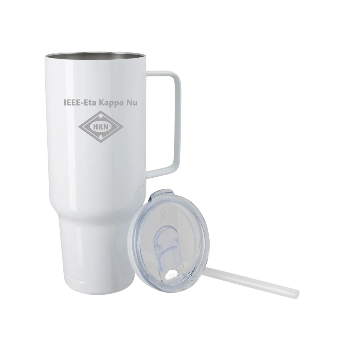 Eta Kappa Nu - Koozie® Big Recycled Tumbler - 40 oz. with silver logo