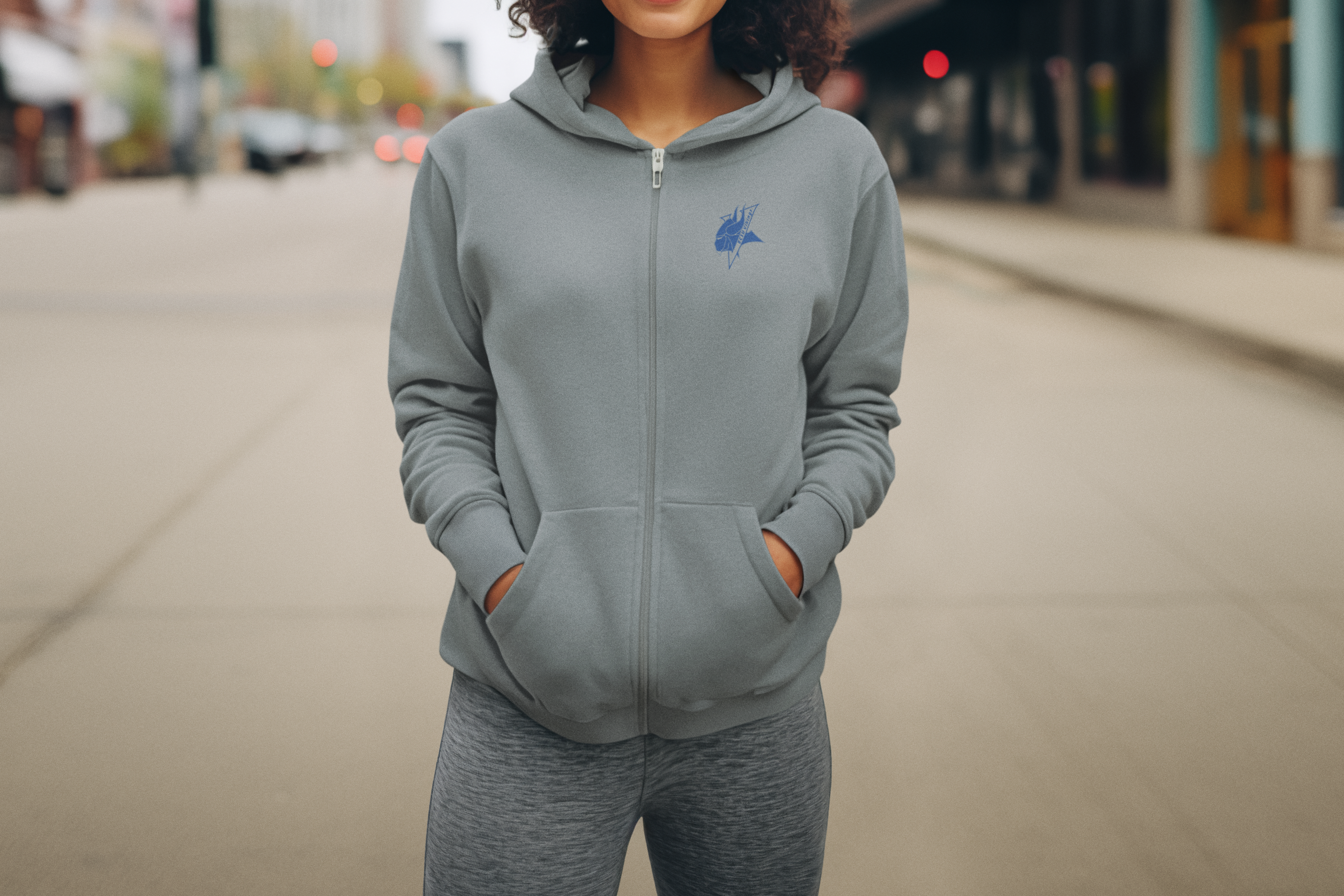 Elizabeth City State University- Full Zip Hooded Sweatshirt