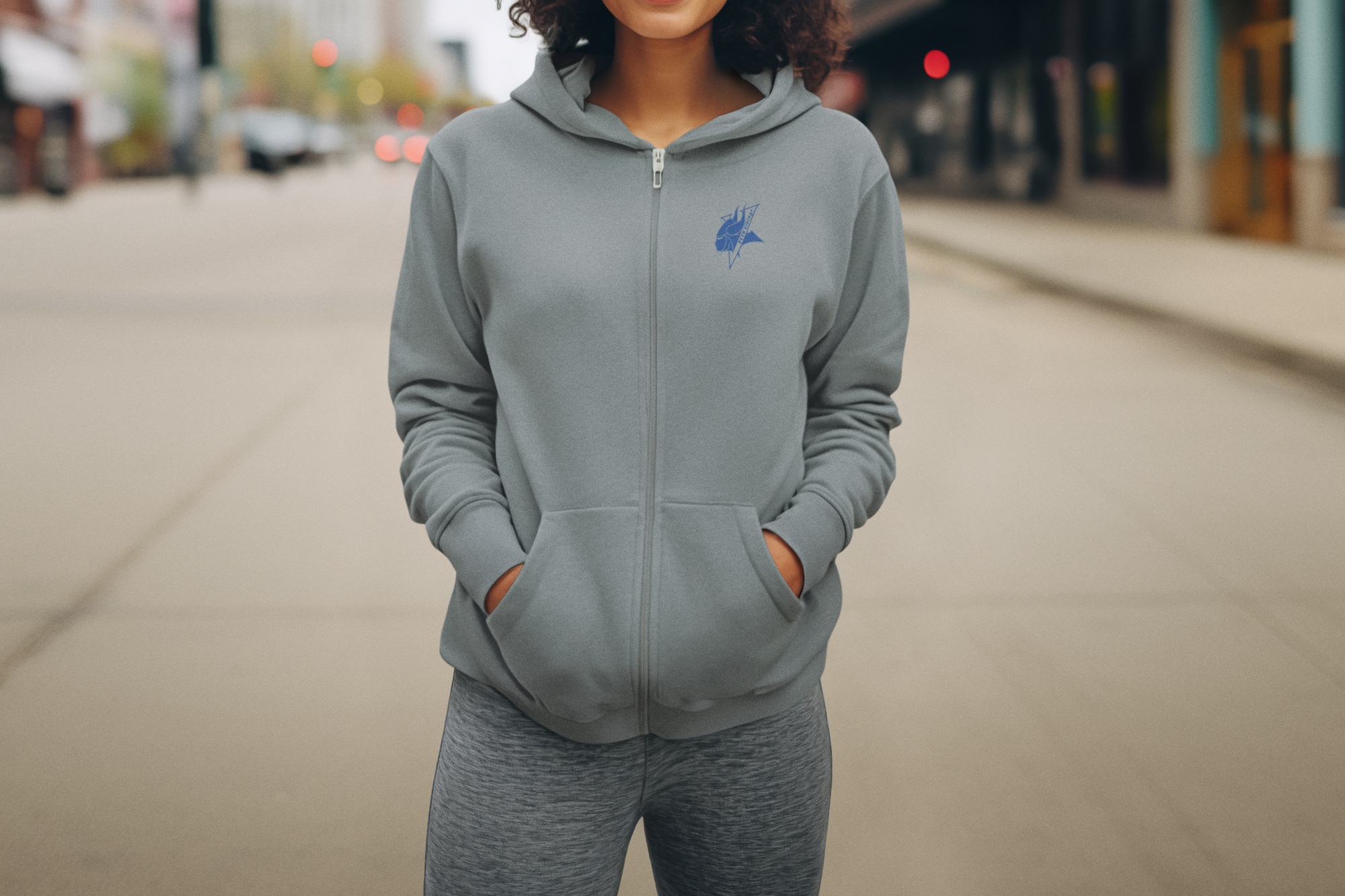 Elizabeth City State University- Full Zip Hooded Sweatshirt