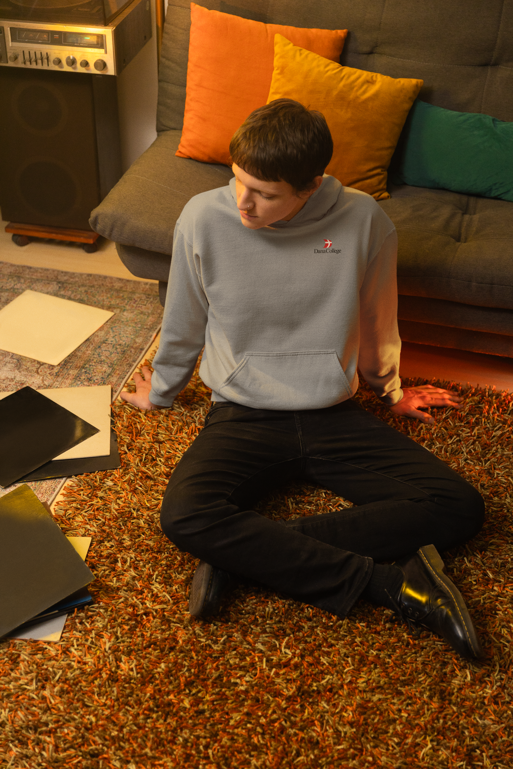 Dana College - Hooded Pullover