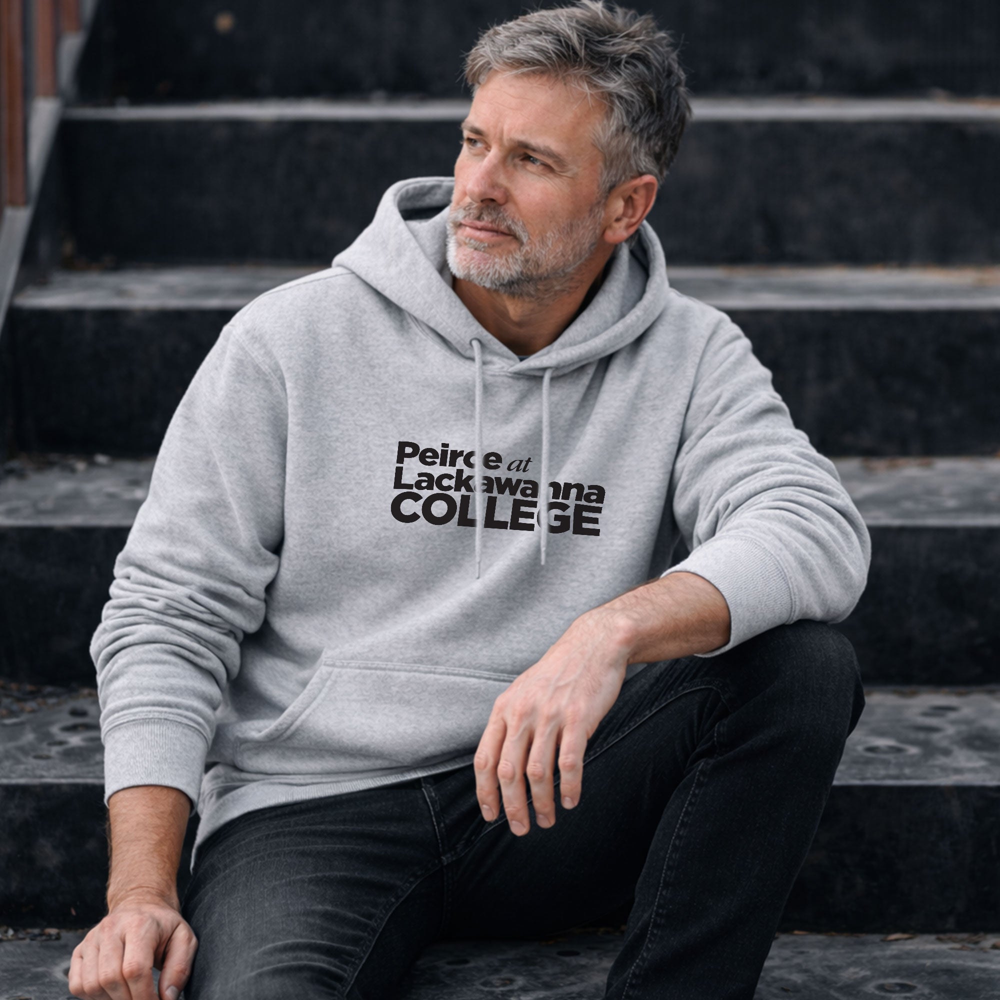 Peirce College - Full Zip Hooded Sweatshirt