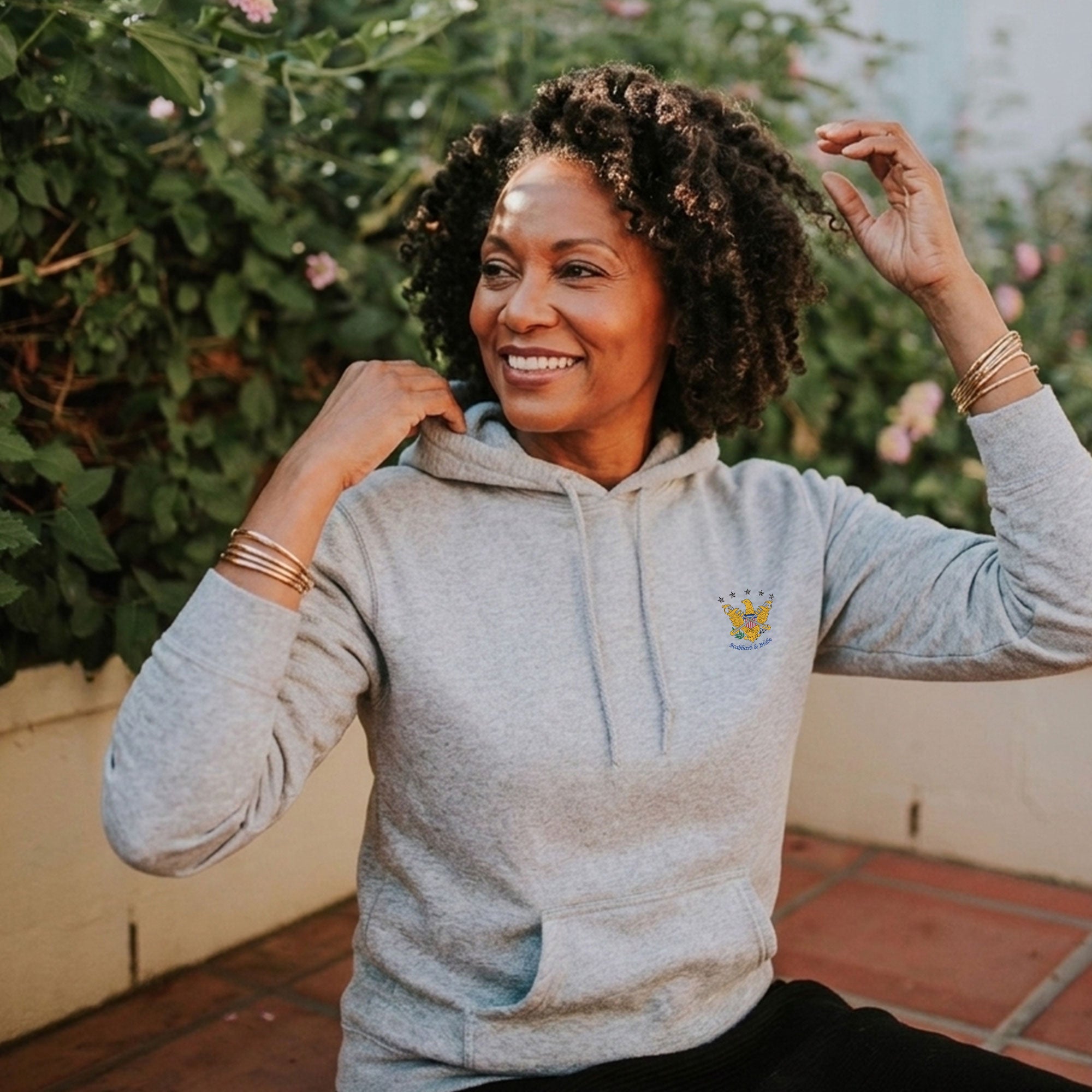 National Society of Scabbard and Blade - Full Zip Hooded Sweatshirt