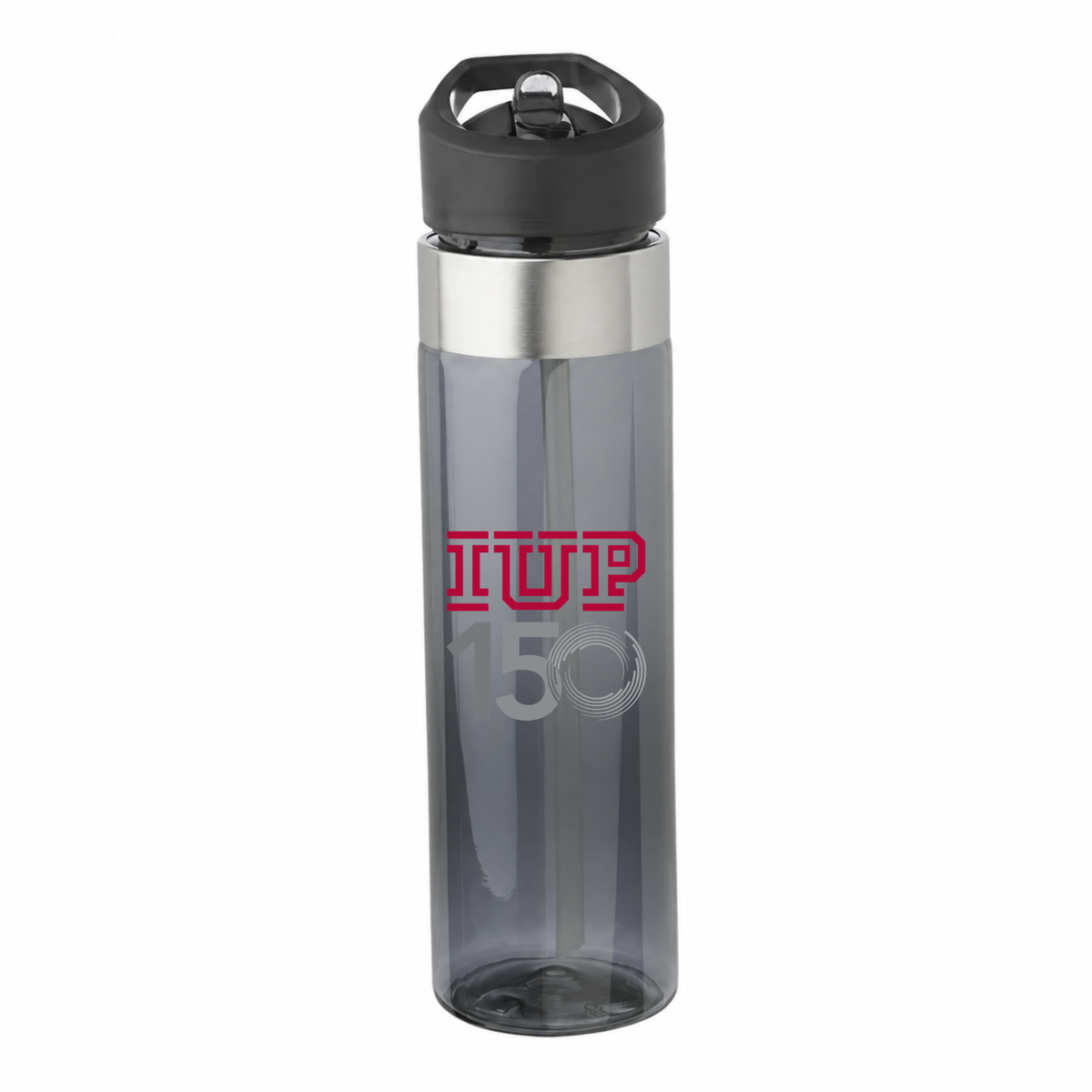 Indiana University of Pennsylvania 24 oz charcoal water bottle