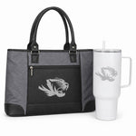 University of Missouri tote and white tumbler gift set