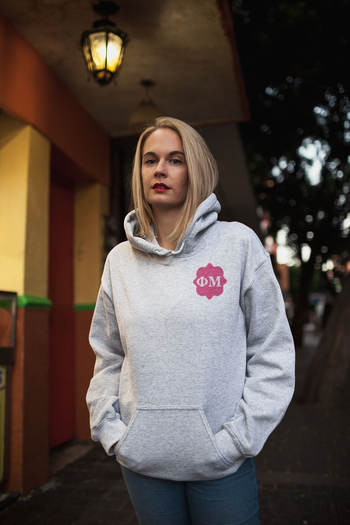 Phi Mu - Hooded Pullover