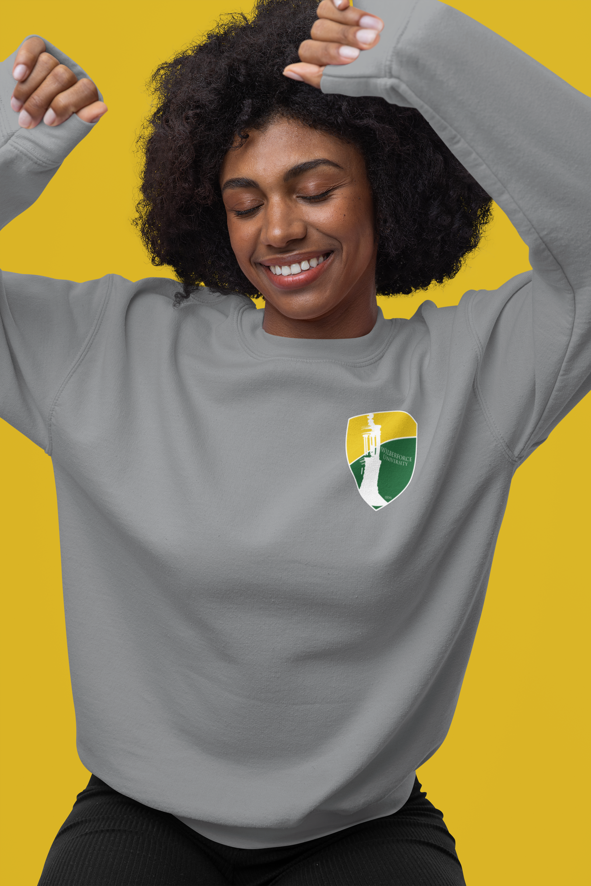 Wilberforce University - Unisex Cotton Crew Sweatshirt
