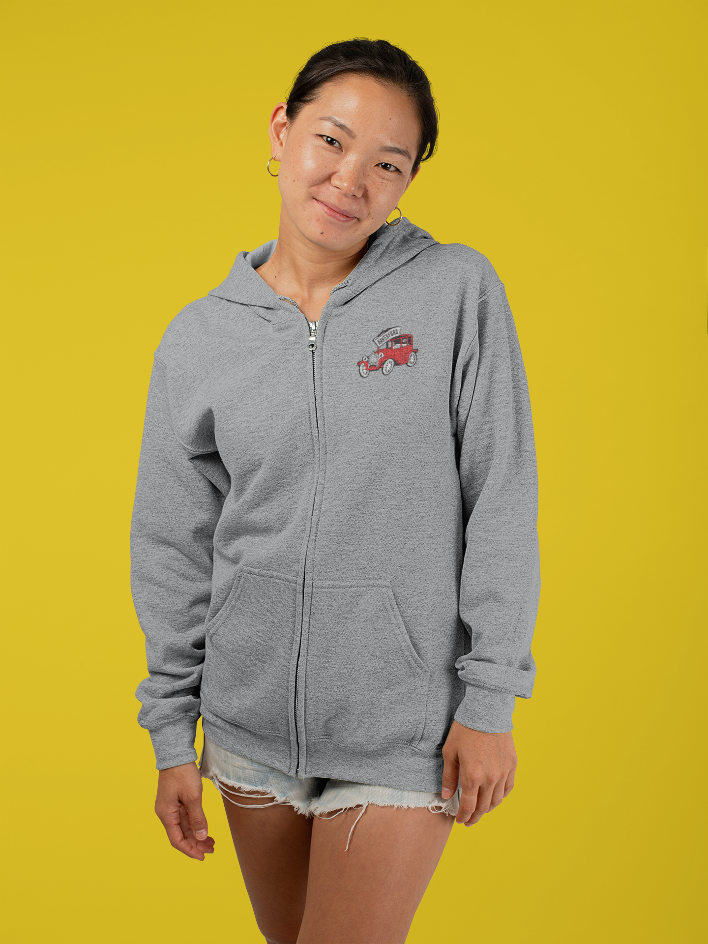 Haverford High School - Full Zip Hooded Sweatshirt