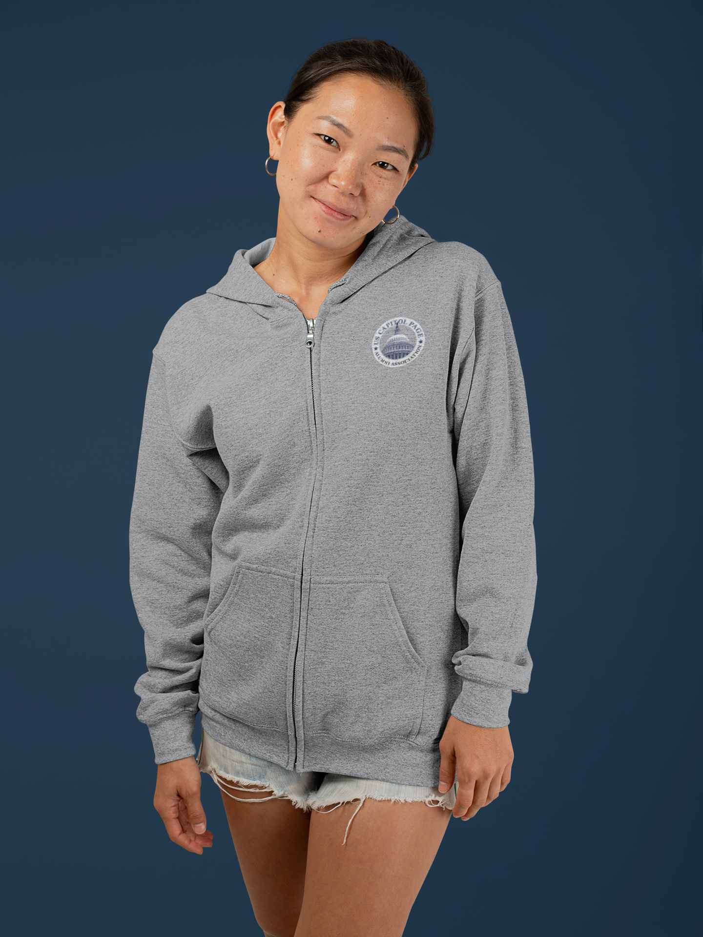 U.S. Capitol Page Alumni - Full Zip Hooded Sweatshirt