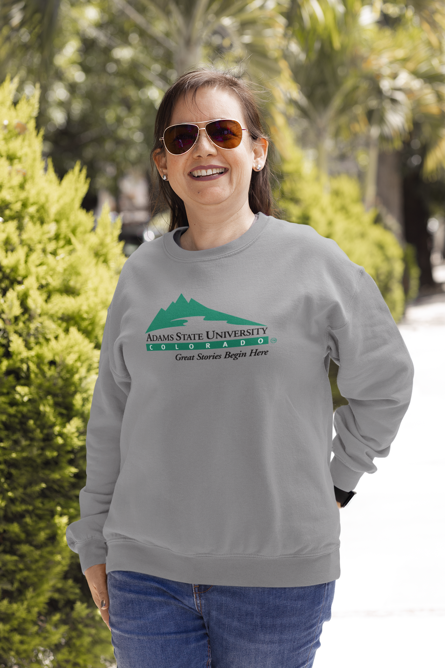 Adams State University - Unisex Crew Sweatshirt