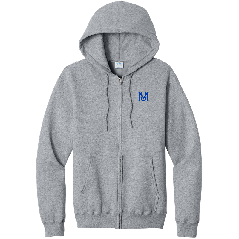 Moravian University - Full Zip Hooded Sweatshirt