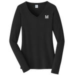Moravian University - Women's Long Sleeve V-Neck Tee