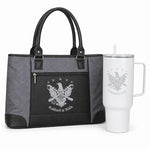 National Society of Scabbard and Blade tote and 40 oz tumbler gift set
