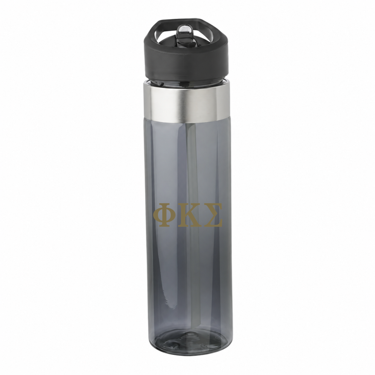 Phi Kappa Sigma 24 oz charcoal water bottle