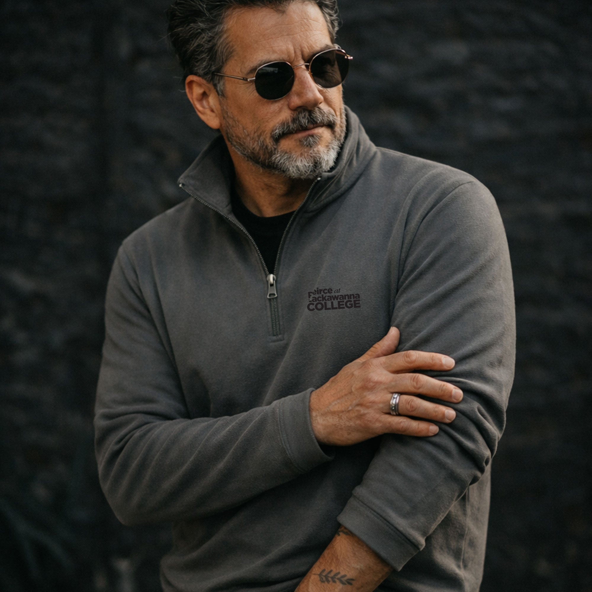 Peirce College - Quarter Zip Pullover