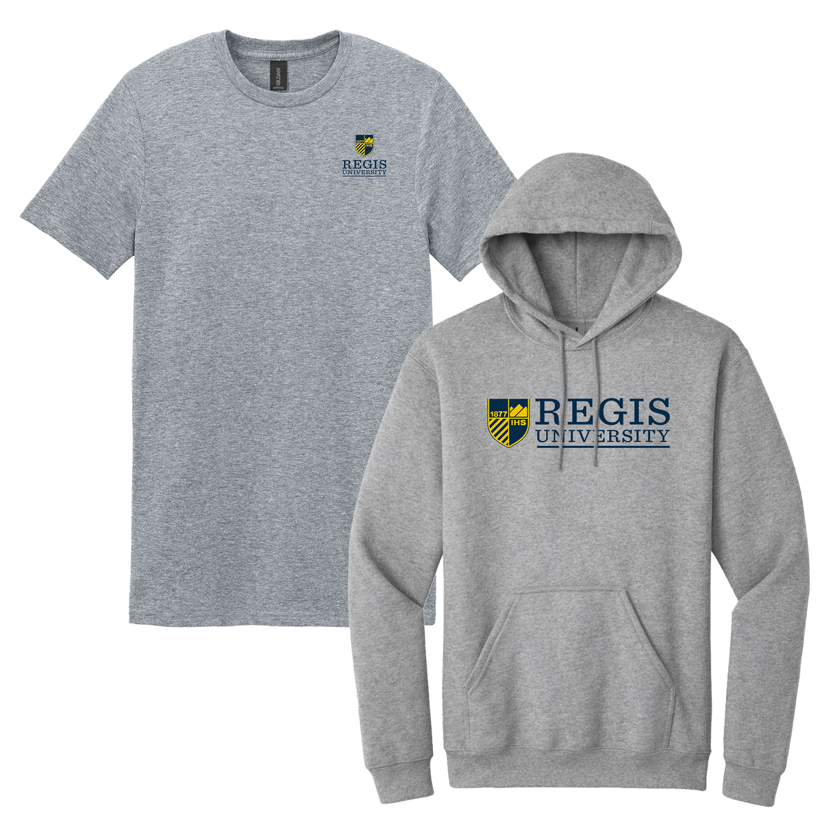 Regis University - Bundle Unisex T-Shirt and Hooded Sweatshirt