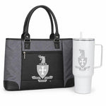 Sigma Chi Fraternity tote and 40 oz tumbler gift set