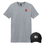 Stephens College - Bundle Unisex T-Shirt and New Era Snapback Trucker Cap