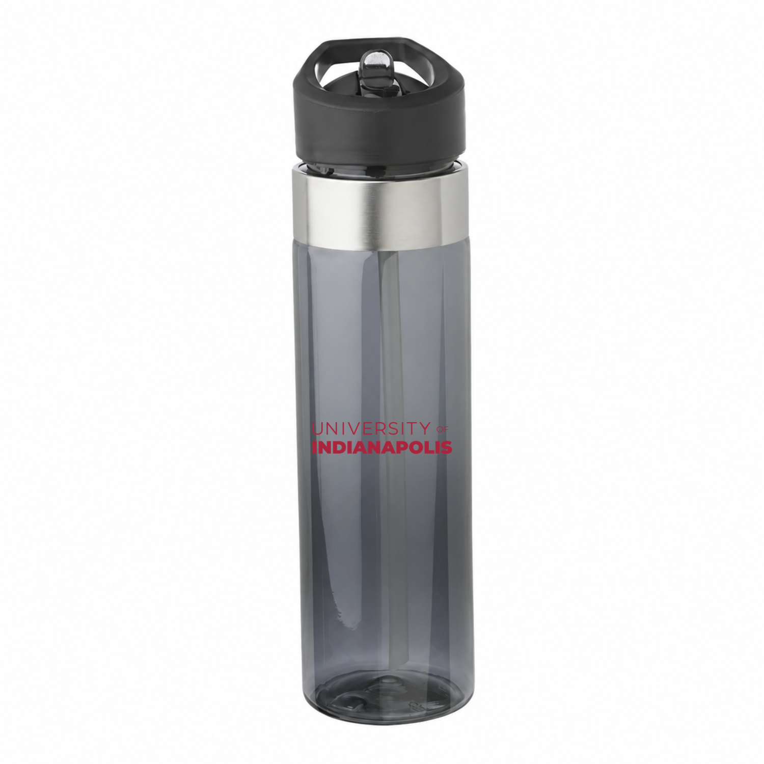 University of Indianapolis 24 oz charcoal water bottle