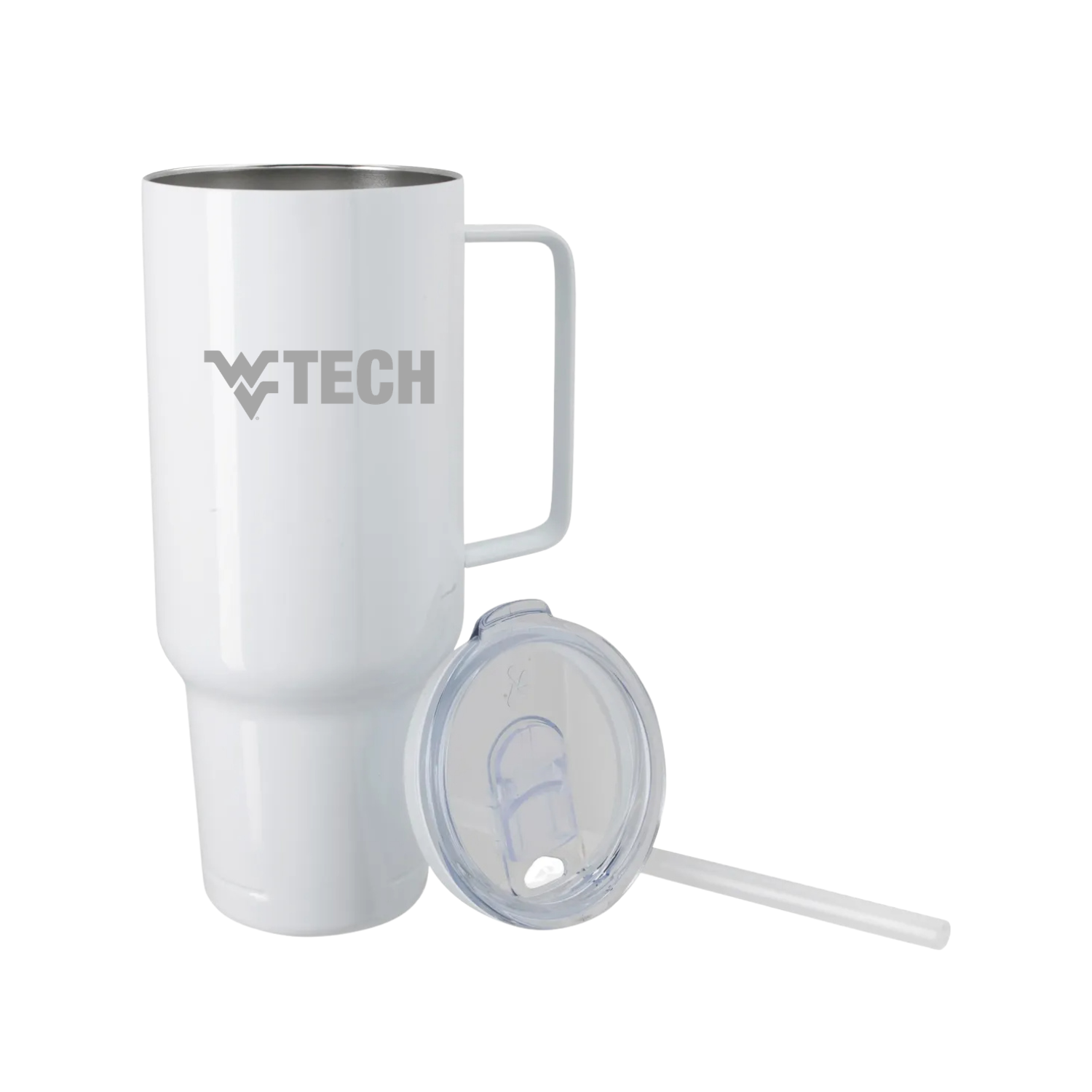 West Virginia University Institute of Technology - Koozie® Big Recycled Tumbler - 40 oz. with silver logo